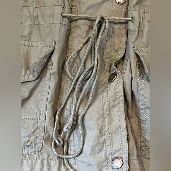 American‎ Eagle Outfitters Drawstring Hooded Utility Jacket Green Size Small - Picture 13 of 13